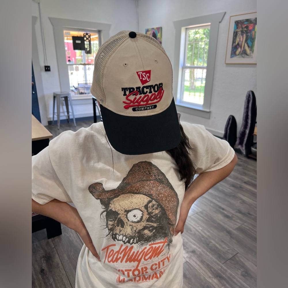 Tractor Supply Company trucker hat.